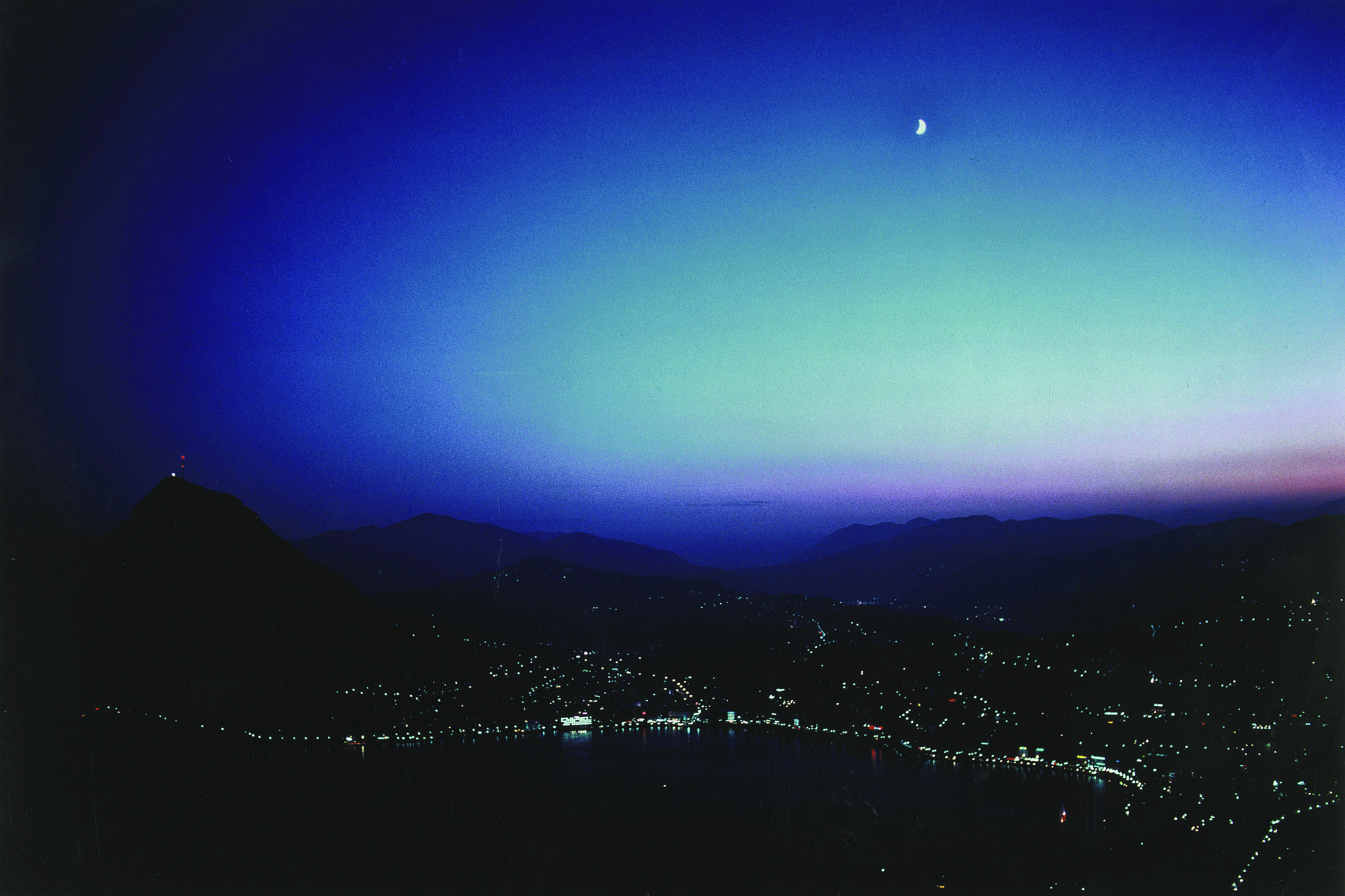 Lugano bei Nacht