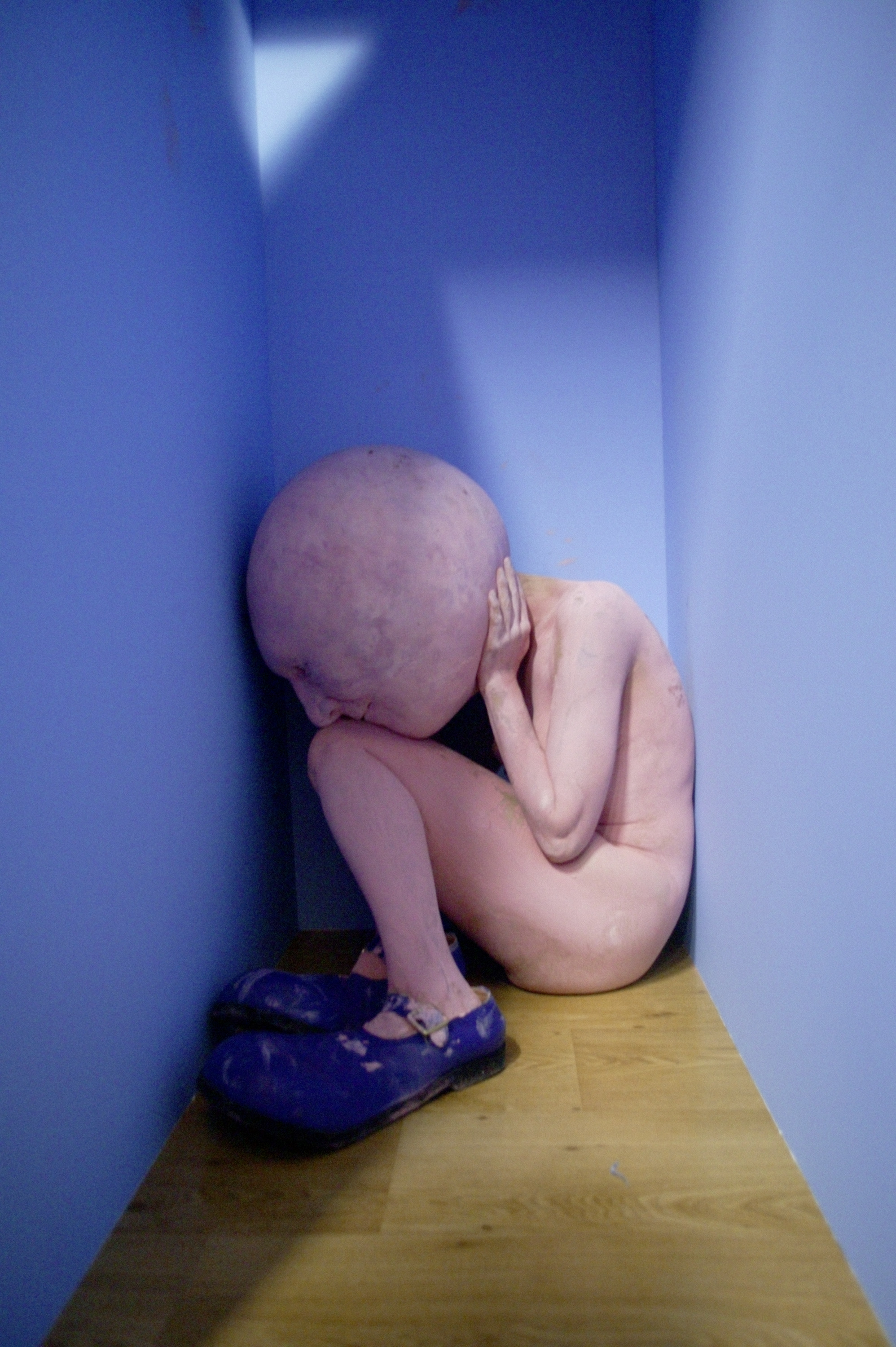 Basement Bunker: Painted Queen Small Blue Room